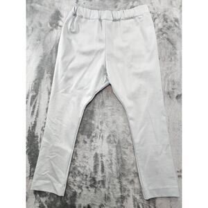 Bassike High Rise Pull On Drop Crotch Slouch Stretch Pants Size 1 US 2-4 Blue